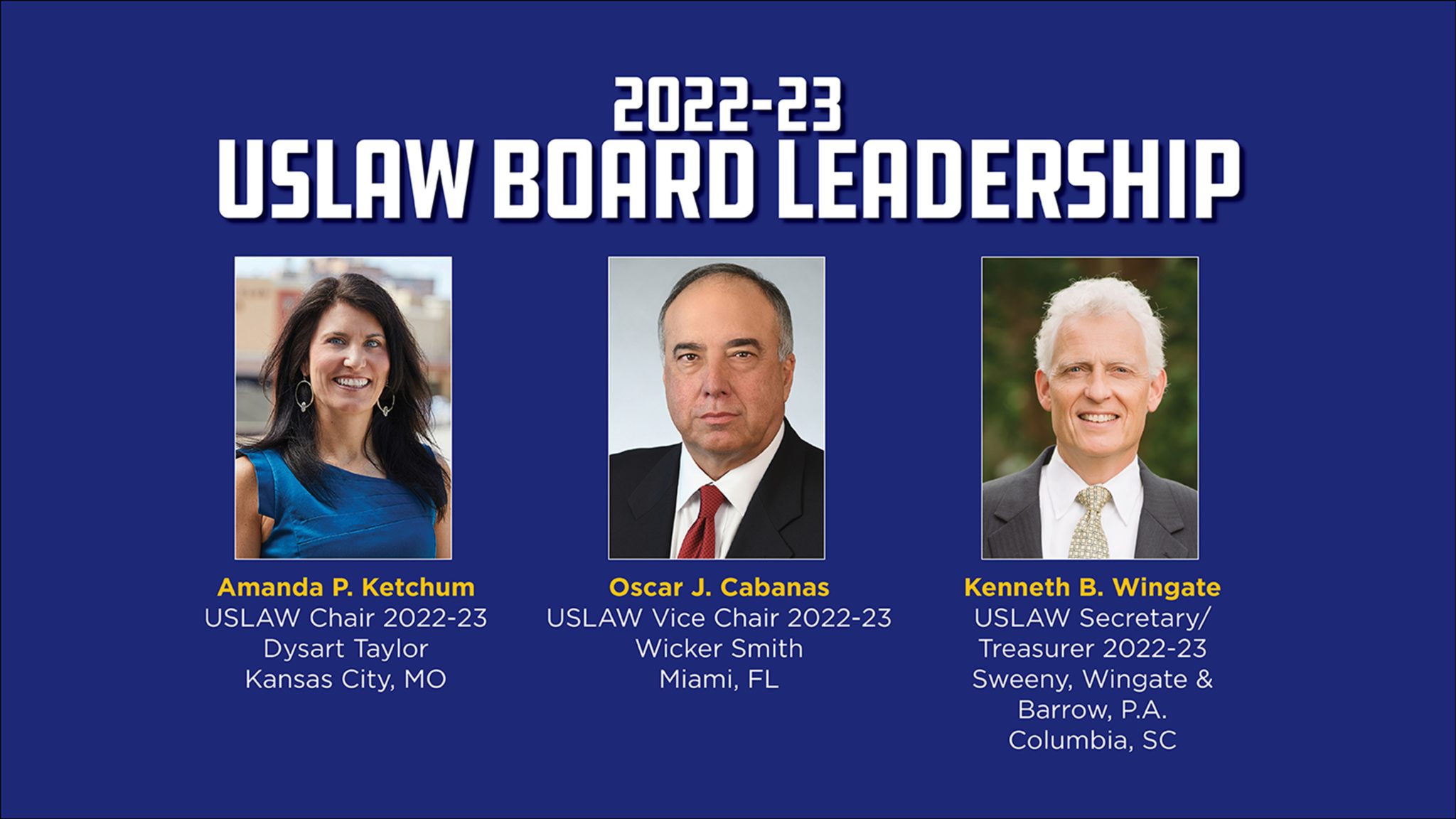 2022-2023 USLAW NETWORK Board of Directors announced - USLAW