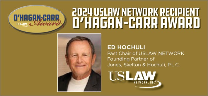 USLAW names Ed Hochuli the 2024 O’Hagan-Carr Award recipient